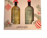 PHILOSOPHY Cinnamon Sugared Apples &amp; SKATING IN THE SNOW Shower Gel Set - $37.95