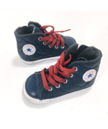 Converse All Star Unisex Blue/Red Textile Sneaker Shoes Toddler Infant Sz 5 - $25.91 CAD