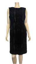 NWT Carmen Marc Valvo Black Sleevelss Lined Dress Size 10 - €48,84 EUR
