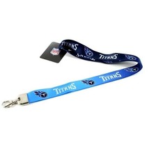 NFL Tennessee Titans Football Ombre 2Sided Lanyard w/ Keychain ID Holder - £8.87 GBP