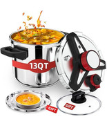 3-In-1 304 Stainless Steel Pressure Cooker 13 QT: [Explosion-Proof] [3 P... - €558,90 EUR