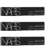 Pack of (3) New Nars Velvet Lip Glide, Area, 0.2 Ounce - £16.98 GBP