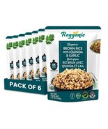 Regganic Organic Brown Rice with Quinoa &amp; Garlic, Ready to Eat, Pack of ... - $291.18 MXN