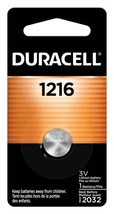 Duracell CR1216 3V Lithium Battery, 1 Count Pack, Lithium Coin Battery f... - £4.78 GBP+