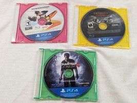 Lot of 3 PS4 games Divinity: Original Sin, Uncharted, Overwatch Tested Disc Only - £27.74 GBP