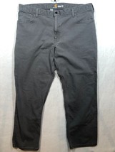 Carhartt Relaxed Straight Rigby Pants 102517 Gray Workwear Dungarees Men... - $34.36 CAD