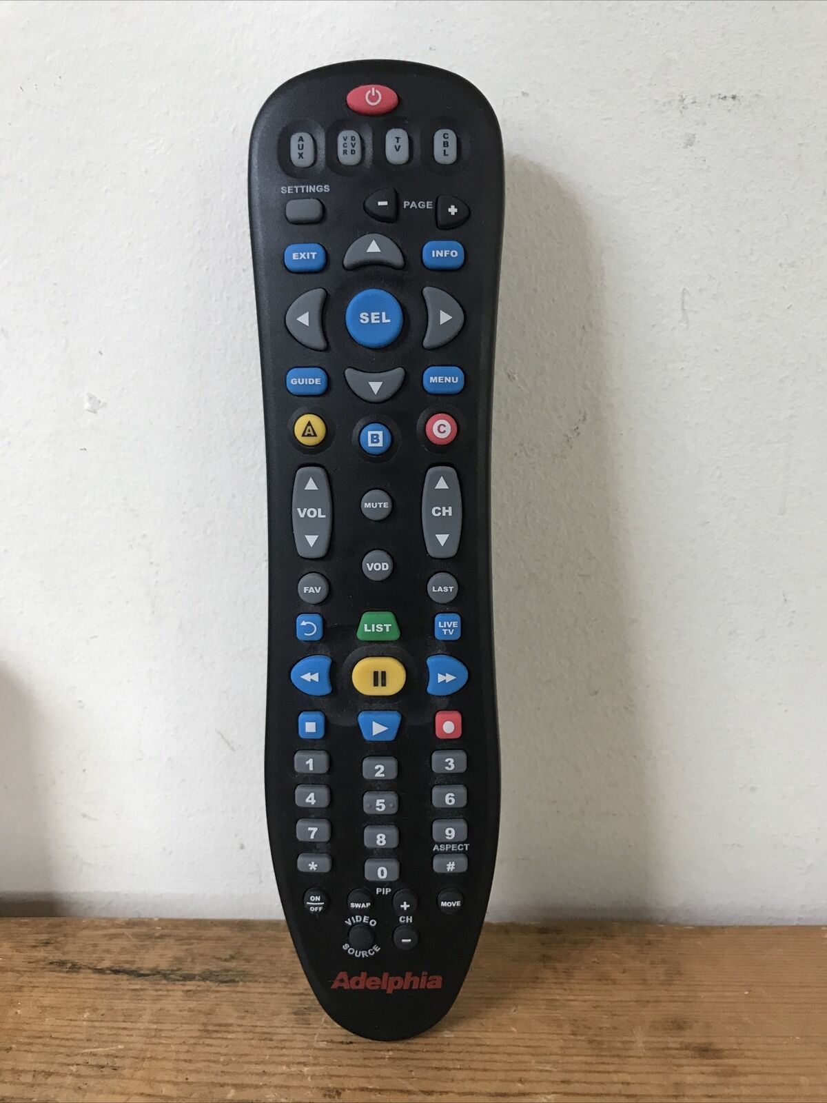 Primary image for OEM Adelphia Satellite Cable Television Video Universal Remote Control ADE001