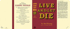 Fleming-facsimile jacket for 1st UK ed. of LIVE AND LET DIE - £17.91 GBP