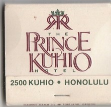 Vintage Strike on Matchbook  The Prince Kuhio Hotel by The Village Green... - £7.37 GBP