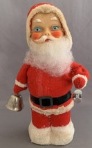 Vintage Alps Key Wind Up Mechanical Santa Claus Bell Ringer Working - $39.60