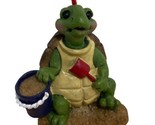 Big Sky Carvers Beach Ornament Turtle with Shovel and Sand Pail - £6.67 GBP