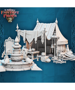 3D Printed STL Miniatures Fantasy Props 2 Market Desert Stall 28 - 32mm War - €67,87 EUR+
