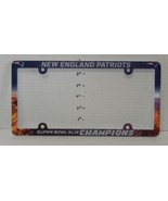 NFL New England Patriots Super Bowl XLIX Champions Plastic License Plate... - $20.17 CAD