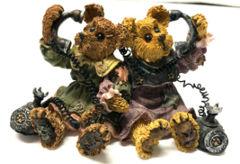 Boyds Bears And Friends - Bearstone Alexandra And Belle Telephone Tied Figurine - £11.84 GBP
