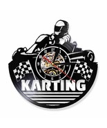 Wall clock Vinyl Record Karting Kart Racing Go Kart - $38.61+
