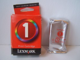 Genuine OEM Sealed Lexmark 1 Ink Cartridge - £30.70 GBP