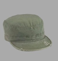Vintage Rothco Medium Combat Fatigue Cap, Olive Green Drab EUC - $9.85