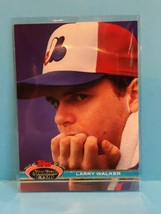 1991 Topps Stadium Club Baseball Larry Walker #93 Montreal Expos, MLB HO... - $1.25