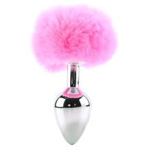 Cousins Group Iris Med Silver Plug With Pom Pom, Pink - £59.79 GBP