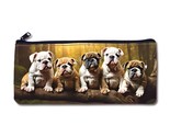 English Bulldog Puppies Pencil Case - $16.90