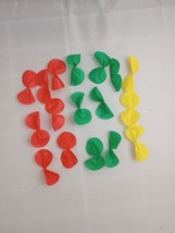 Elefun Replacement Butterflies Butterfly Game Pieces Red Yellow Green Lot of 17 - $18.99