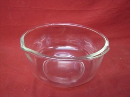 Vintage Fire King Large Mixing Bowl Sunbeam Mixmaster Clear Glass Pour S... - $24.74