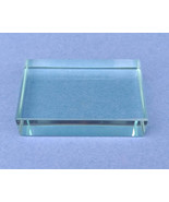 Rectangular Glass Slab (75 x 50 x 18 mm) BEST QUALITY AUTHETIC PRODUCT - £18.63 GBP