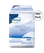 TENA Dry Adult Wipe, Washcloth 10-1/4" X 13" Nonwoven 74499, 300 Wipes - $53.44