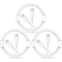 Iphone 15 Charger Cable [ Mfi Certified] Ipad Pro Cord 6Ft 3Pack Type C ... - $14.99