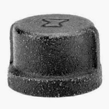 Anvil 8700132254, Malleable Iron Pipe Fitting, Cap, 3/4&quot; NPT Female, Bla... - £9.17 GBP