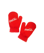 Coca-Cola Brand ~ Youth Size Mittens ~ 1 Pair ~ Red in Color - £9.00 GBP