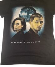 Demi Lovato Nick Jonas Future Now Tour 2016 Honda Civic Concert T-Shirt S image 2