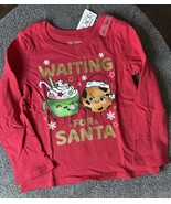 The Children’s Place Toddler Red Christmas Santa Long Sleeve Shirt Size 3T - $16.22 CAD