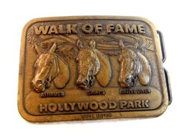 Vintage 6/15/1980 Hollywood Park Walk of Fame Belt Buckle. - £33.72 GBP
