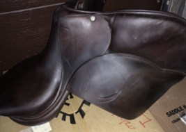 DEVOUCOUX OLDARA CLOSE CONTACT JUMPING SADDLE 17.5 - $1,752.00