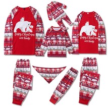 Christmas Family Matching Pajamas Adults Kids Family Matching Outfits Top+Pants  - £47.02 GBP