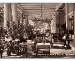 Clarks Hotel Lounge Varanasi Benares India Uttar Pradesh UNP DB Postcard W8 - $6.88