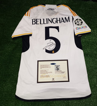 Jude Bellingham SIGNED Real Madrid Home White Signature Shirt/Jersey + C... - £119.86 GBP