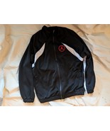 Jordan Jumpman Red Logo Sport Track Full Zipper Jacket Black White Men L... - $93.41 CAD