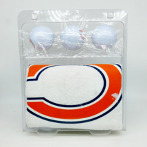 New McArthur Chicago Bears NFL 4pc Golfer&#39;s Gift Set Towel And 3 Golf Balls - $14.10