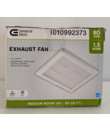 COMMERCIAL ELECTRIC 80 CFM 1.5 Sone Bathroom Exhaust Fan BPT13-14D Mediu... - $42.09 CAD