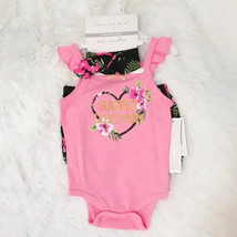 WEEPLAY 3pc Girls Layette Set ~ Shorts, Bodysuit &amp; Headband (6-9M) ~ NEW!!! - $265.69 MXN