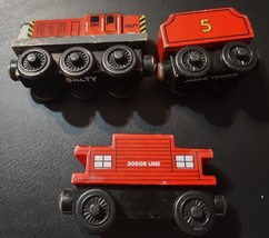 Thomas &amp; Friends Lot Of 3 Trains Salty James Tender And Sodor Line Caboose - £12.94 GBP