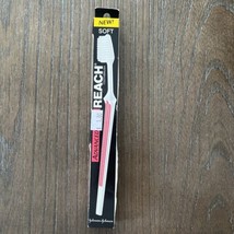 NOS Reach Toothbrushes 1990s New In Box Soft Bristles Pink Red Advanced ... - £6.91 GBP