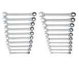 GEARWRENCH 20 Pc. Ratcheting Combination Wrench SAE/Metric - 35720A-02 - £119.71 GBP