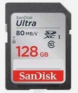 SanDisk 128GB Ultra 80MB/s SDXC Memory Card (Class 10) SanDisk Authorize... - $28.57 CAD