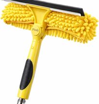 Limpiavidrios y Cepillo Chenilla 2 en 1 Herramienta Limpieza Ventanas Pa... - $31.99