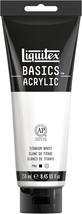 BASICS Acrylic Paint, 250Ml (8.5-Oz) Tube, Titanium White - £11.56 GBP