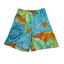 Drapers Damons Shorts Womens PM Multicolor Swim Short Elastic Waist Floral - $19.68