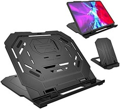 Adjustable Foldable Tablet and Laptop Stand with Phone Holder - $36.62